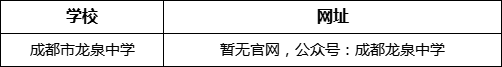 成都市龍泉中學網(wǎng)址是什么？
