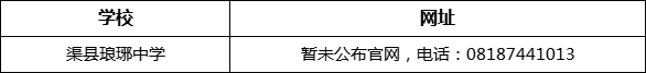 達(dá)州市渠縣瑯琊中學(xué)網(wǎng)址是什么？