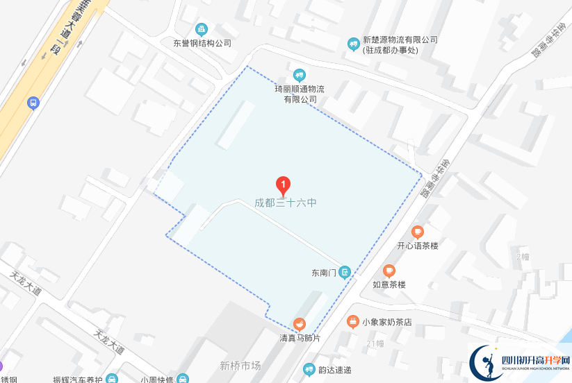 成都36中學(xué)的地址在哪里？