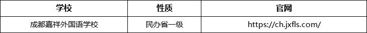 成都市成都嘉祥外國(guó)語學(xué)校官網(wǎng)、網(wǎng)址、官方網(wǎng)站