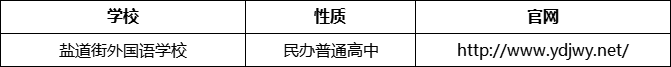成都市鹽道街外國(guó)語(yǔ)學(xué)校官網(wǎng)、網(wǎng)址、官方網(wǎng)站