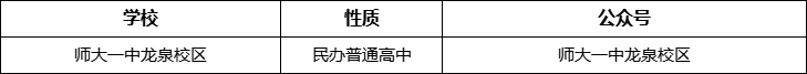 成都市師大一中龍泉校區(qū)官網(wǎng)、網(wǎng)址、官方網(wǎng)站